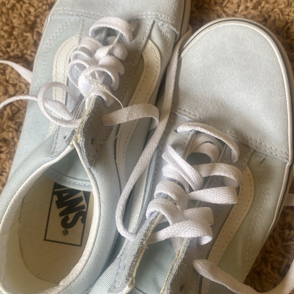 Womens 7.5 vans blue lace up vans - Picture 9 of 9